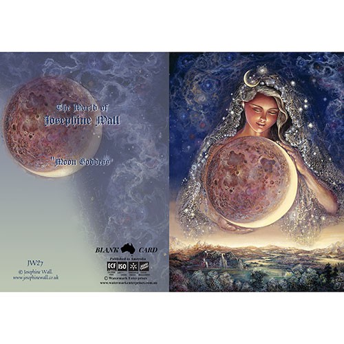 JOSEPHINE WALL GREETING CARD Moon Goddess