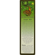 ZODIAC BOOKMARK SCORPIO MALE